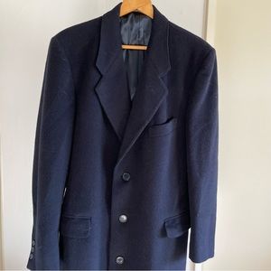 Giorgio Armani Black Trench Coat